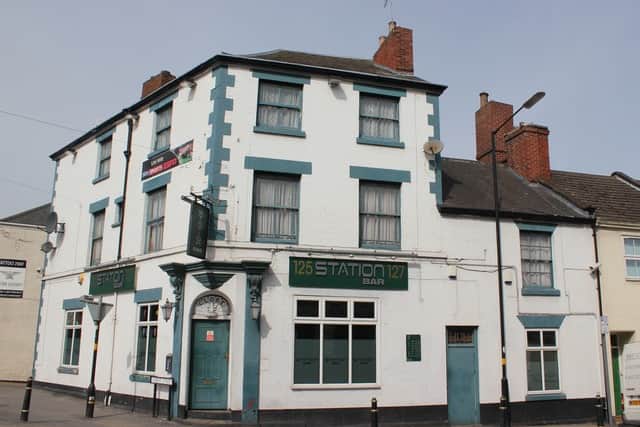 The Station Bar in Rugby which suffered a spooky fire when Ian worked there
