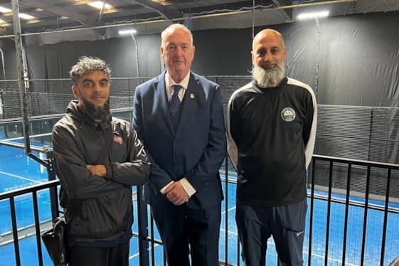 Lancashire’s Police and Crime Commissioner Clive Grunshaw has visited a Preston project helping people rebuild their lives through sport.