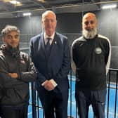 Lancashire’s Police and Crime Commissioner Clive Grunshaw has visited a Preston project helping people rebuild their lives through sport.