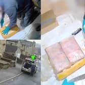 Lancashire Police discovered shrink-wrapped wheels of Gouda cheese containing £450m cocaine