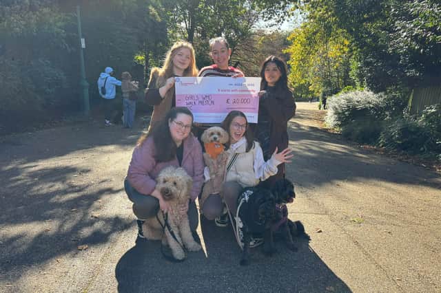 Girls Who Walk Preston members celebrate their £20k from The National Lottery Community Fund