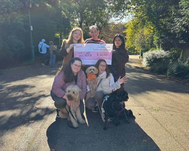 Girls Who Walk Preston members celebrate their £20k from The National Lottery Community Fund