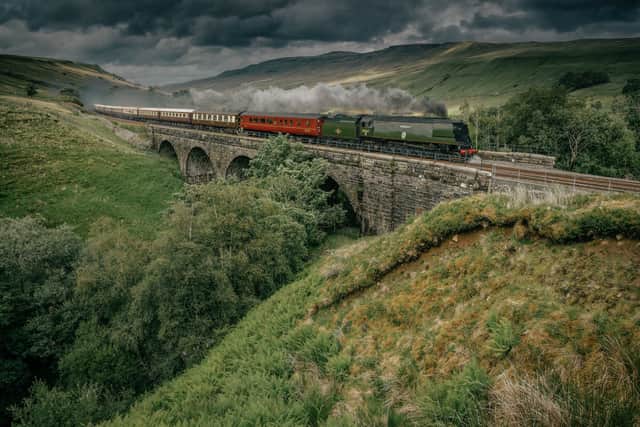 Grand dame of luxury ...th Northern Belle thunders over the Settle-Carlisle line 
