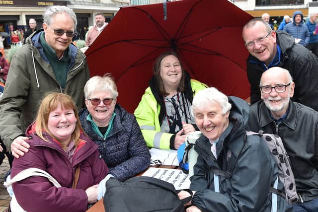 A group from St John’s Church in Leyland enjoying The Big Day Out in Blackpool