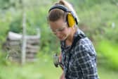 Using protective eyewear helps prevent injury