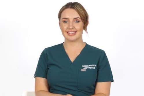 Holly Nicholson. Nurse and founder of Seedling Skin Aesthetics. 