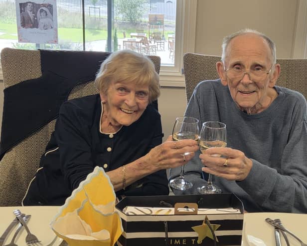 Don and Deanna celebrating their 65 anniversary