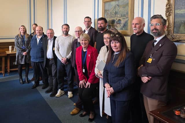 Round table delegates at Preston City Hall 