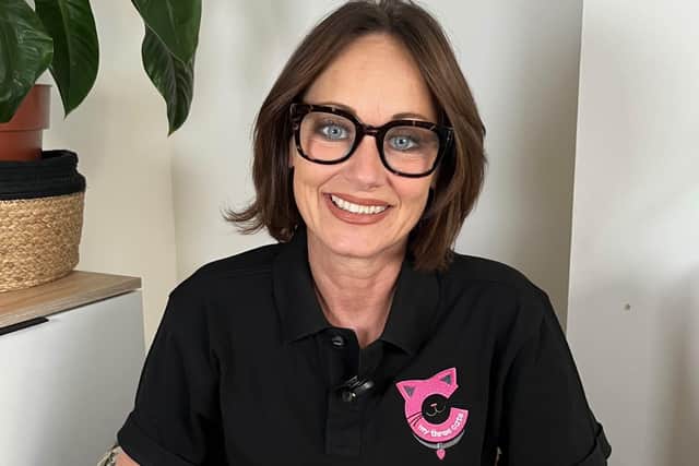 Andrea Hardman, owner of My Three Cats Preston & South Ribble