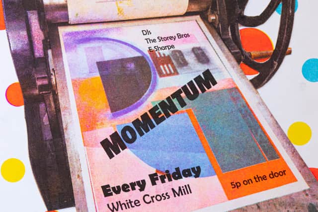 A re-imagined flyer design by artist Ginny Koppenhol which will be among the contemporary work in the Copy That exhibition.