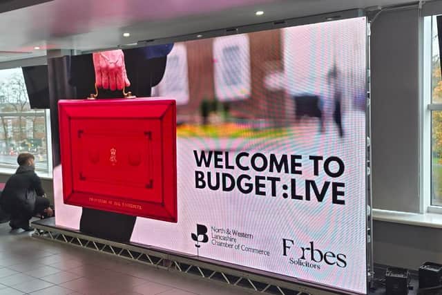 Budget: Live event 2026