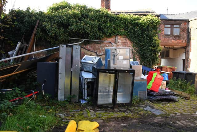 Pub owners say fly-tippers have been on the land