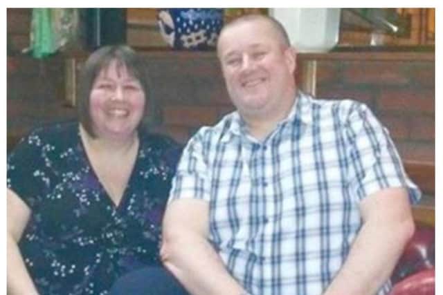 Caroline and Gavin Preston before they joined Slimming World