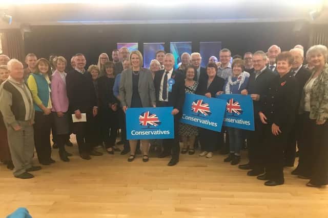 Katherine Fletcher, centre, is the Conservative candidate for South Ribble (Image: Conservative Party)