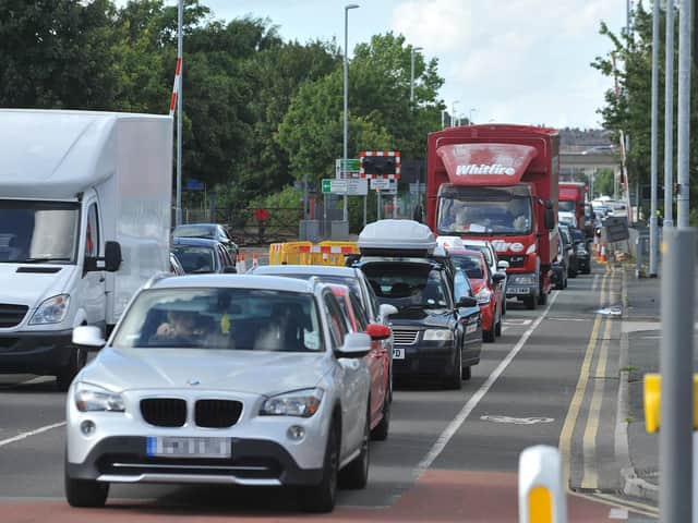 Congestion at Strand Road, Preston