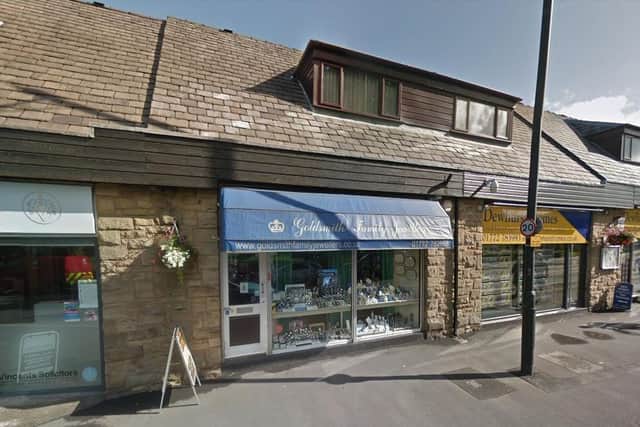 Goldsmith Family Jewellers in Berry Lane, opposite Towneley Gardens, in Longridge. Pic: Google Street View