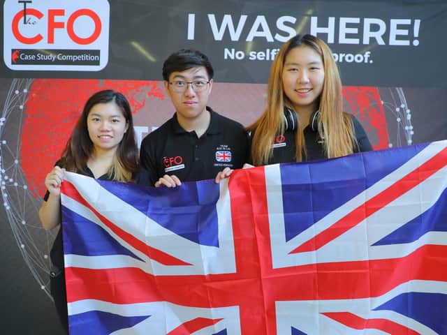 The jubilant Lancaster team