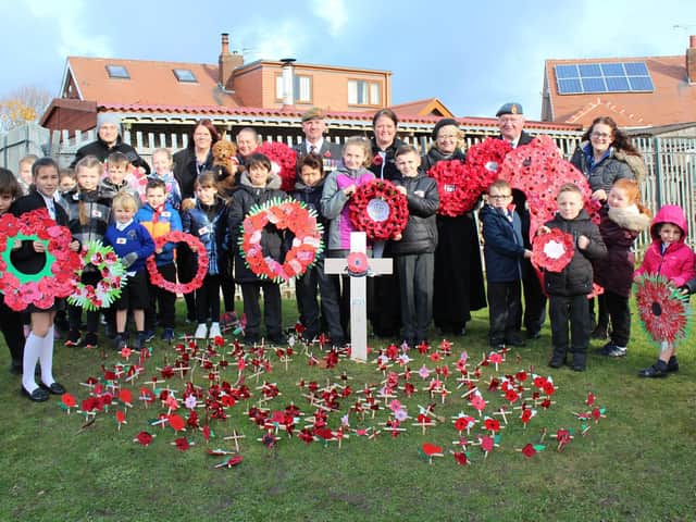 Mereside Primary held a moving Remembrance service with local care home residents