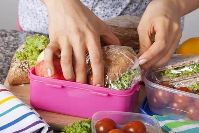 Vouchers entitle families to the food needed to prepare a packed lunch