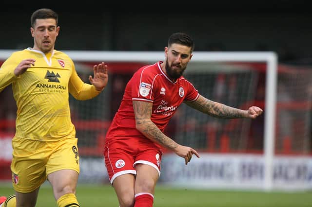 Cole Stockton was the goal hero for Morecambe