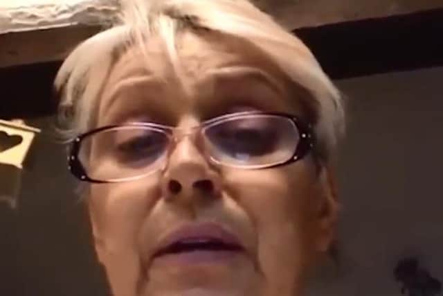 Cancer patient Jayne Rae, 53, sent a video to Labour leader Jeremy Corbyn in which she compared Chorley Hospital to Beirut. Pic: @jeremycorbyn