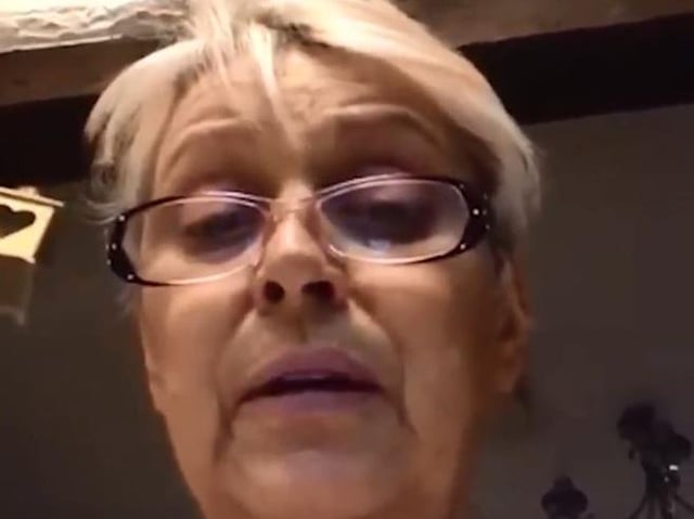 Cancer patient Jayne Rae, 53, sent a video to Labour leader Jeremy Corbyn in which she compared Chorley Hospital to Beirut. Pic: @jeremycorbyn