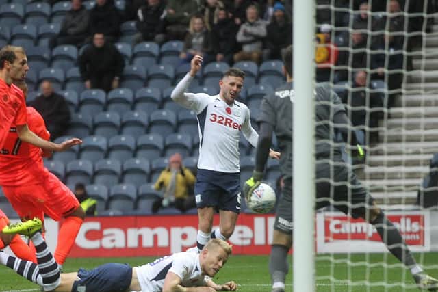 Alan Browne finds the net in Preston's win against Huddersfield
