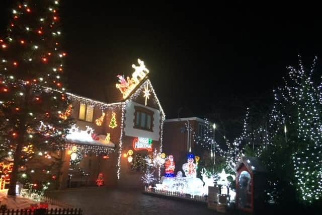 The Tipping festive house last year