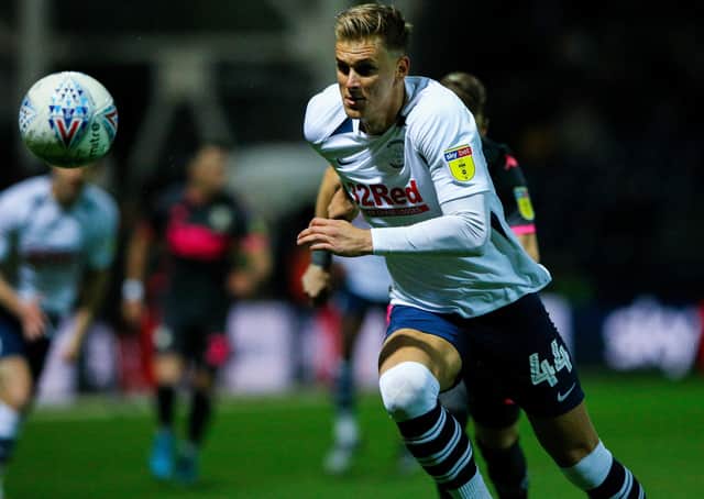 Preston North End's Brad Potts in action