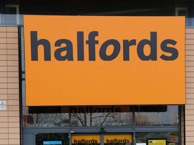 A Halfords store
Photo: PA