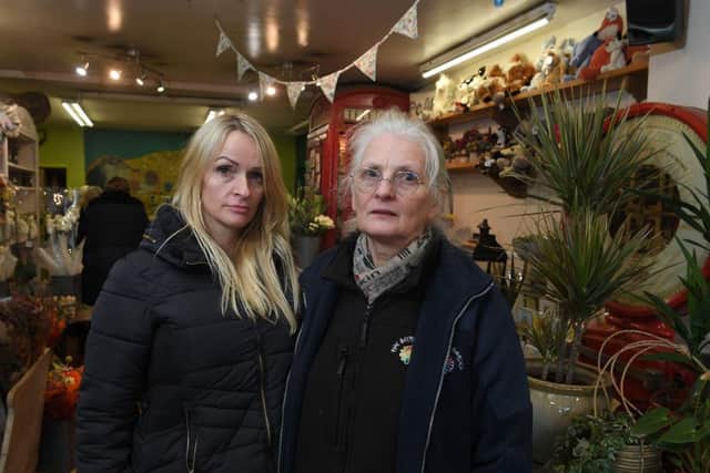 Joan Marsden (right) and daughter Melissa (left) managed to track down a man who is alleged to have stolen their iPad by using the 'find my iPad' app