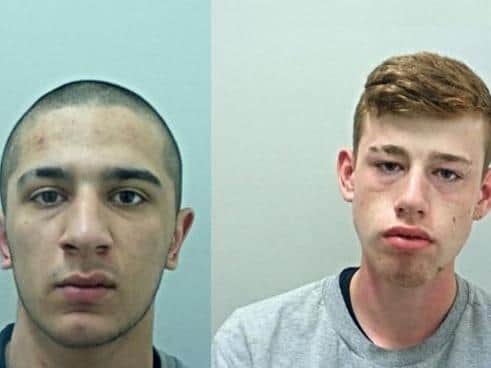 Dean Qayum, 20,and Kaylib Connolly, 18, both from the Blackburn area, are wanted by police following the murder of Alison McBlaine.