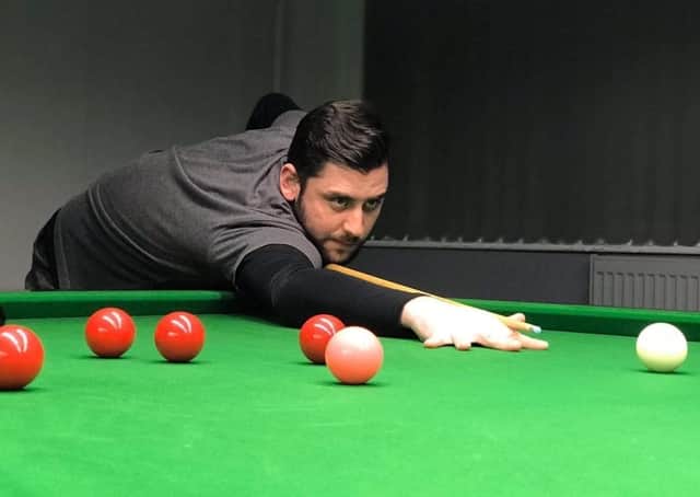 Chris Hoare (above) beat ex-pro Shokat Ali
