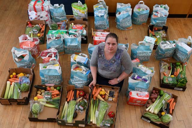 The number of referrals to New Day Church's food bank has more than doubledfrom six to eight a week to 16 to 17.