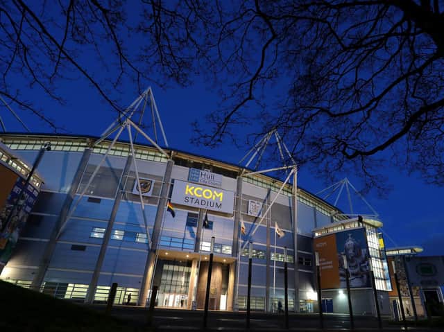 Hull's KCOM Stadium, the venue for PNE's clash with Hull City