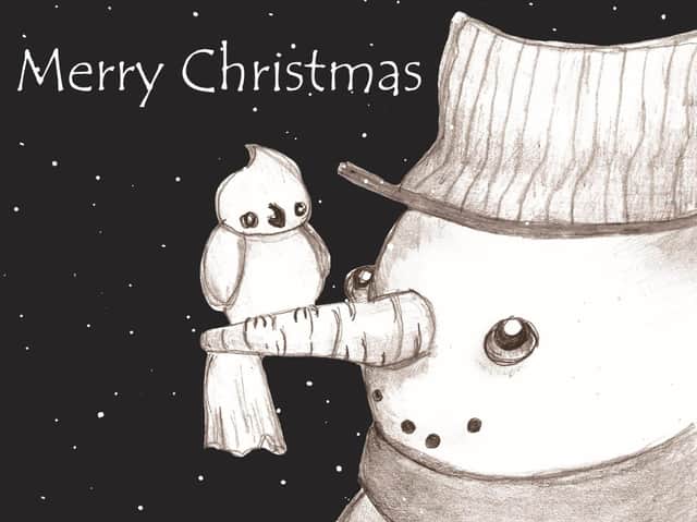 Rebecca Jolly's Christmas card