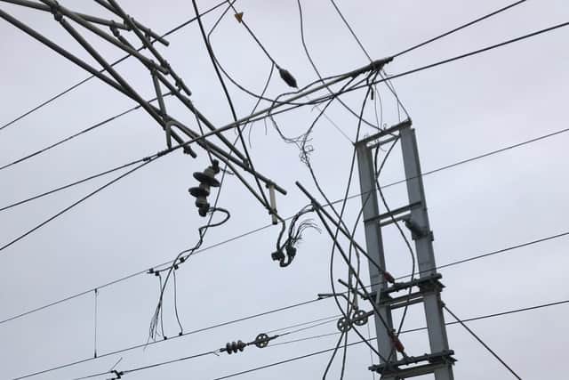 Engineers have completed emergency repairs to overhead lines between Preston and Lancaster