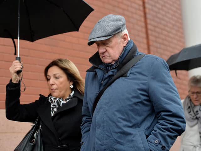 David Duckenfield outside Preston Crown Court