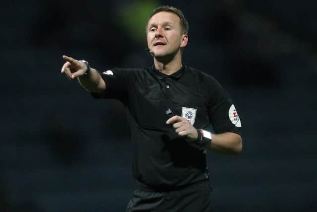 Referee Oliver Langford gave a controversial late penalty to West Bromwich Albion against Preston
