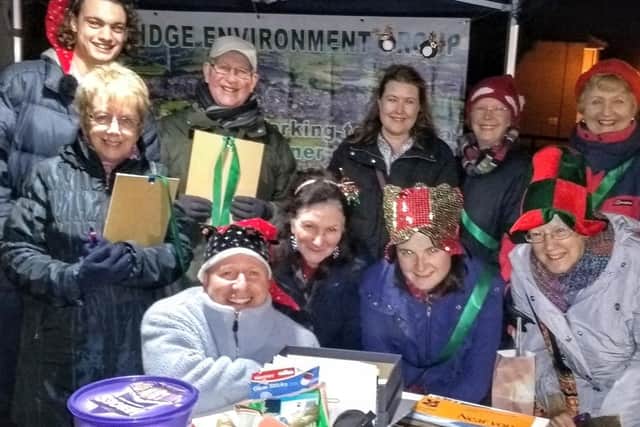 Longridge Environment Group's stand at Longridge Does Christmas