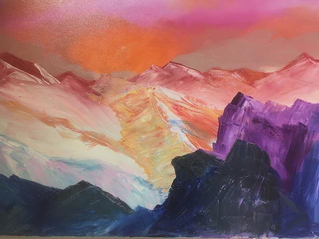 Painting by Owen Sutcliffe