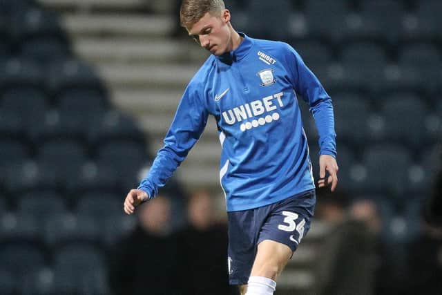 Preston defender Jack Armer was recalled from loan at Lancaster to be on the bench against West Bromwich Albion