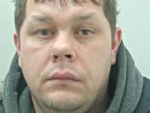Carl Priestley, 38, was sentenced to three years and nine months in prison at Preston Crown Court. (Credit: Lancashire Police)