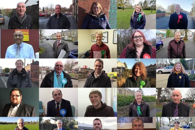 Just some of the candidates seeking your support in Central Lancashire