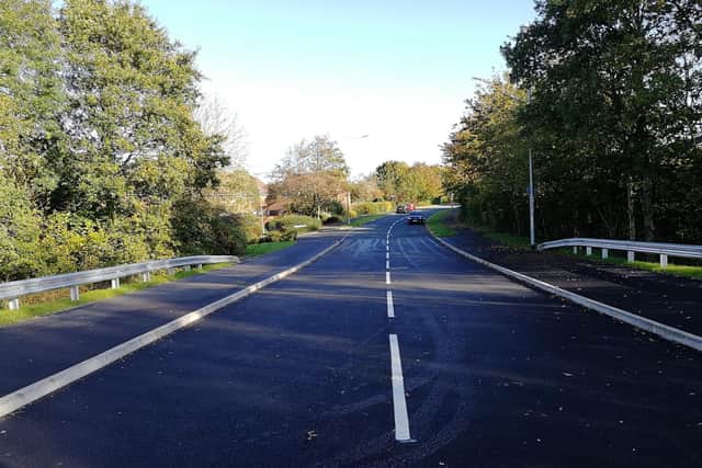 Residents are worried that drivers will speed downhill at the point where the link road connects to Carrwood Road