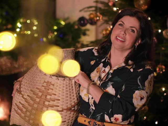 Kirstie Allsopp showed off her handmade Christmas. Picture: Channel 4