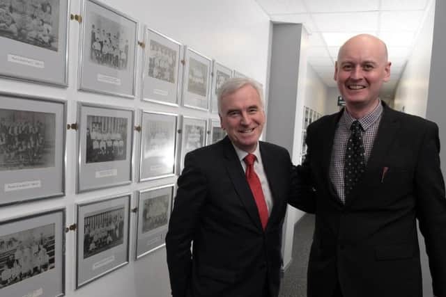 The Leader of the Labour-run Preston City Council Coun Matthew Brown, right, with Shadow Chancellor of the Exchequer John McDonnell MP (Image: JPIMedia)