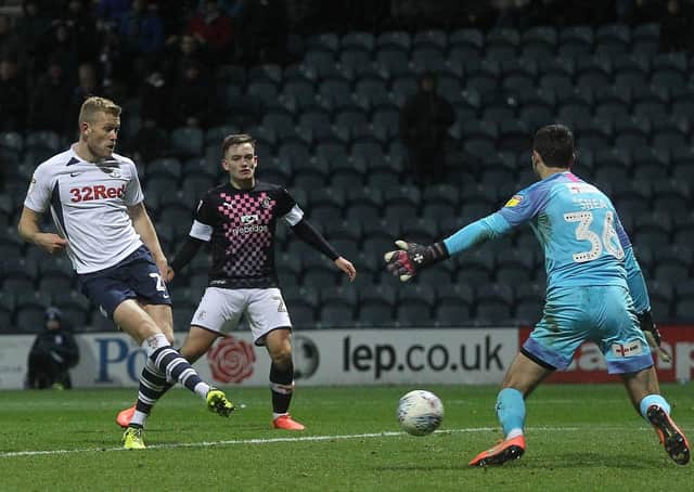 Scoring Preston's winner against Luton Town at Deepdale last week