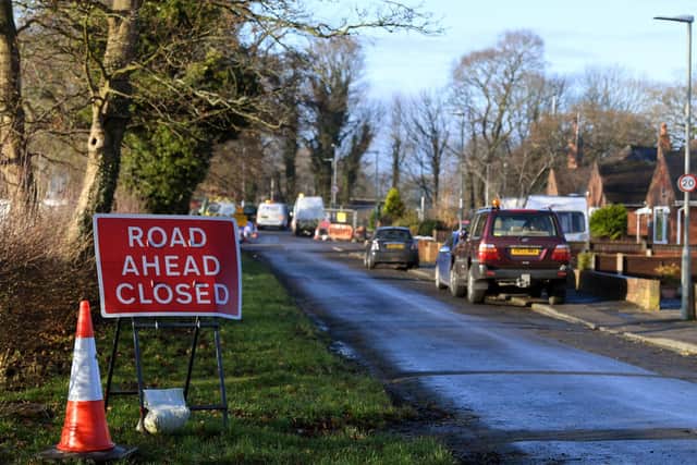 Surrounding roads in the area have been affected while work took place on a new junction