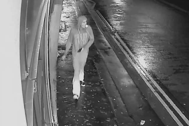 Police want to speak to this man after a 52-year-old woman was robbed of her handbag in the Plungington area of Preston at around 1am on Sunday, November 24. Pic: Lancashire Police